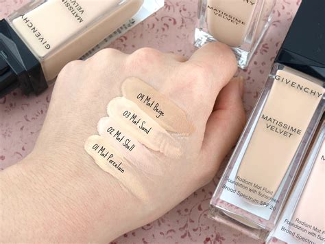 givenchy matte velvet foundation review|Givenchy Matissime Velvet Radiant Mat Fluid Foundation: .